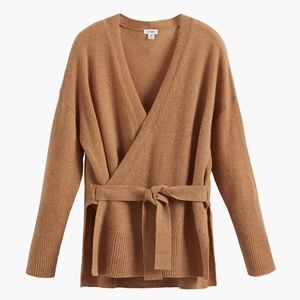 Cuyana Single Origin Cashmere Wrap Sweater
